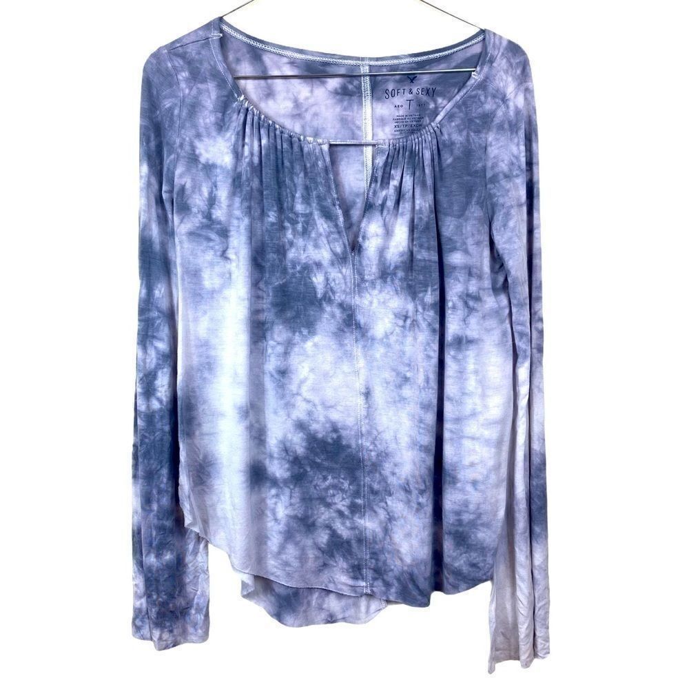 AMERICAN EAGLE Soft & Sexy Tie Dye flare sleeve
